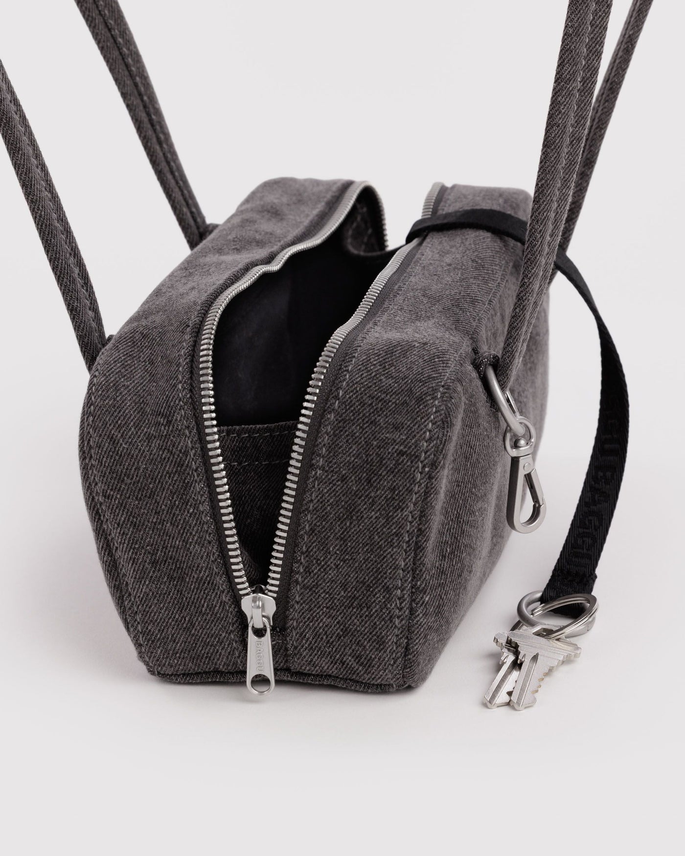 Small Denim Bowler Bag C0