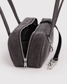 Small Denim Bowler Bag C0