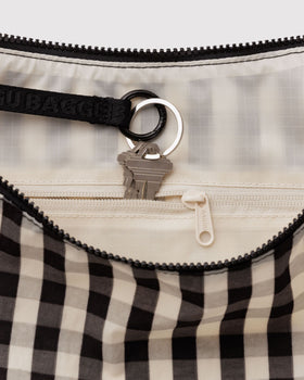 Large Nylon Crescent Bag X7