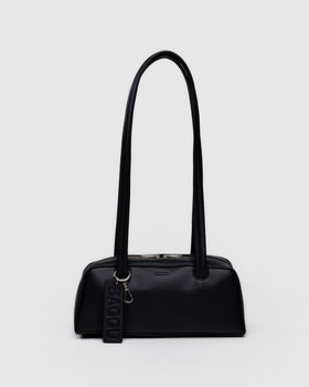 Small Recycled Leather Bowler Bag H6