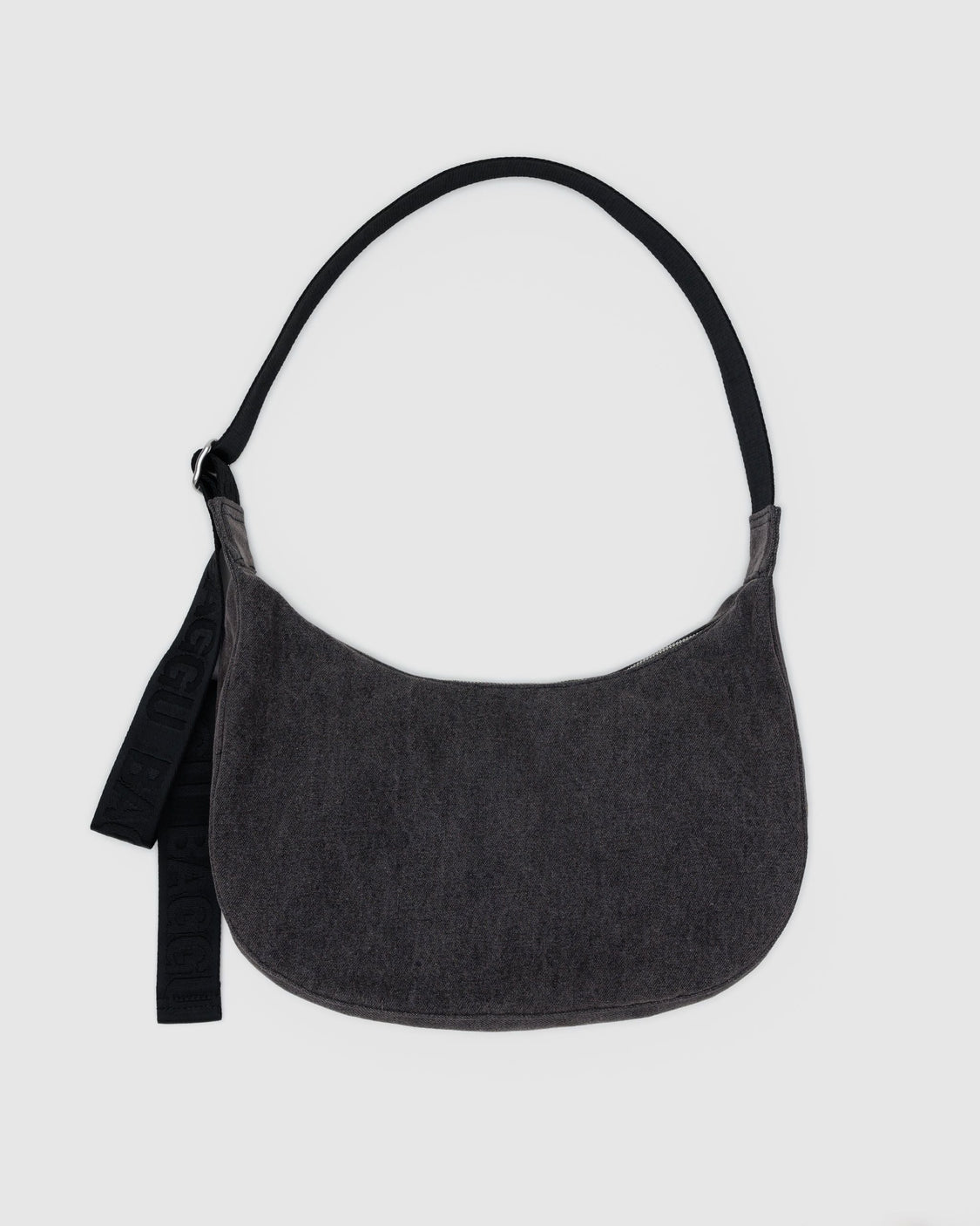 Medium Denim Crescent Bag G8