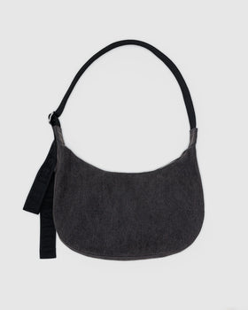 Medium Denim Crescent Bag G8