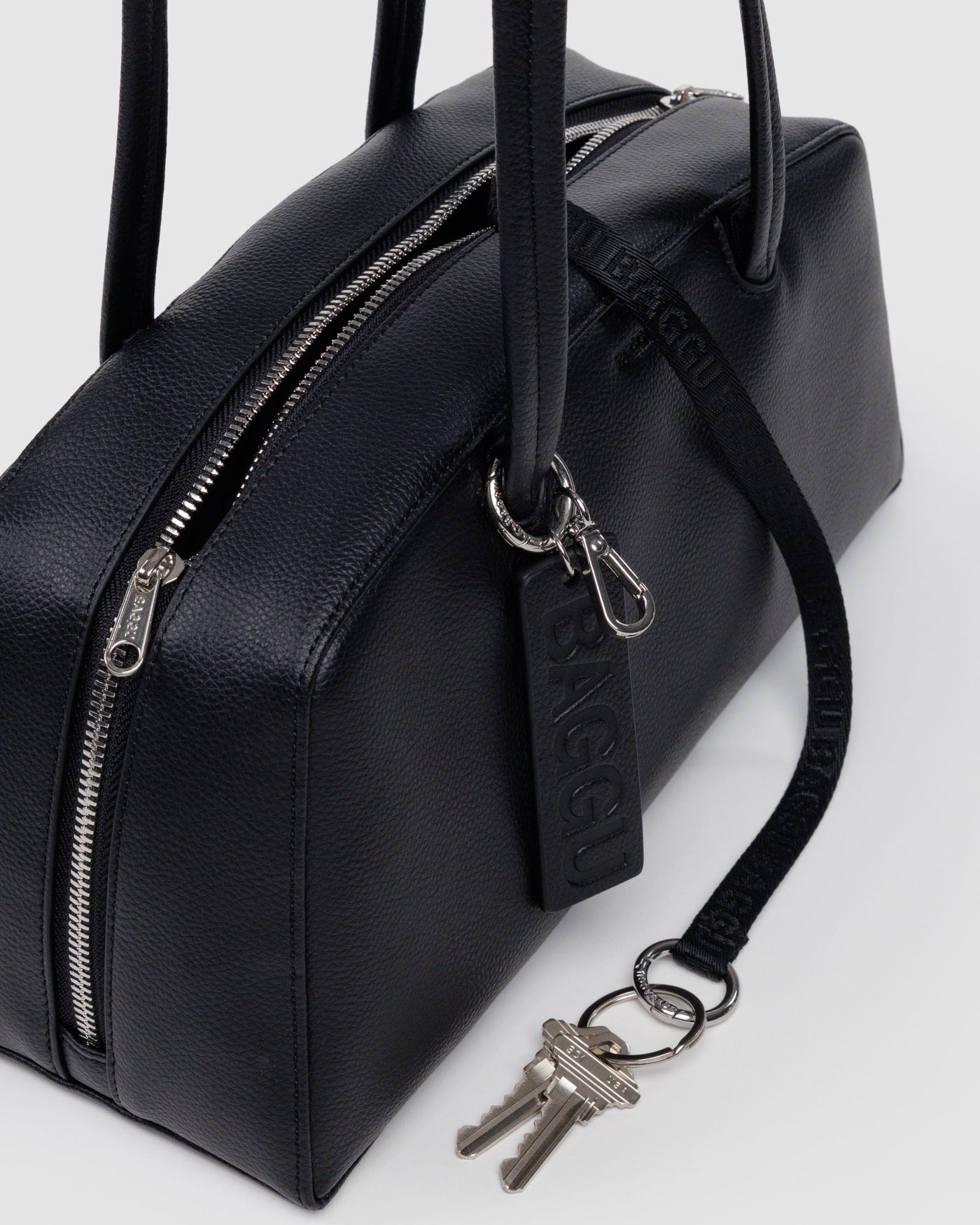 Recycled Leather Bowler Bag D6