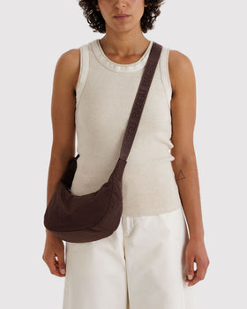 Small Nylon Crescent Bag H7