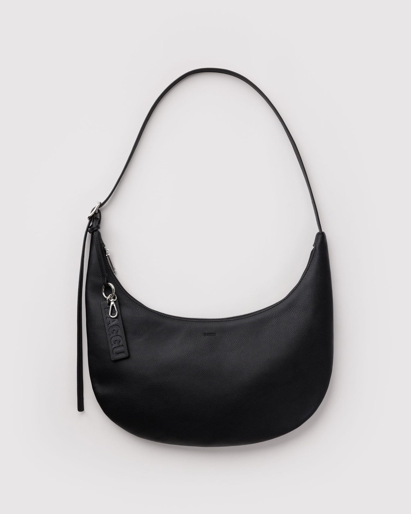 Medium Recycled Leather Flat Crescent T3