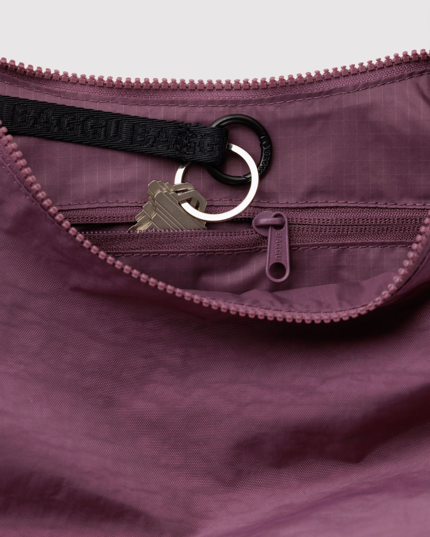 Medium Nylon Crescent Bag U2