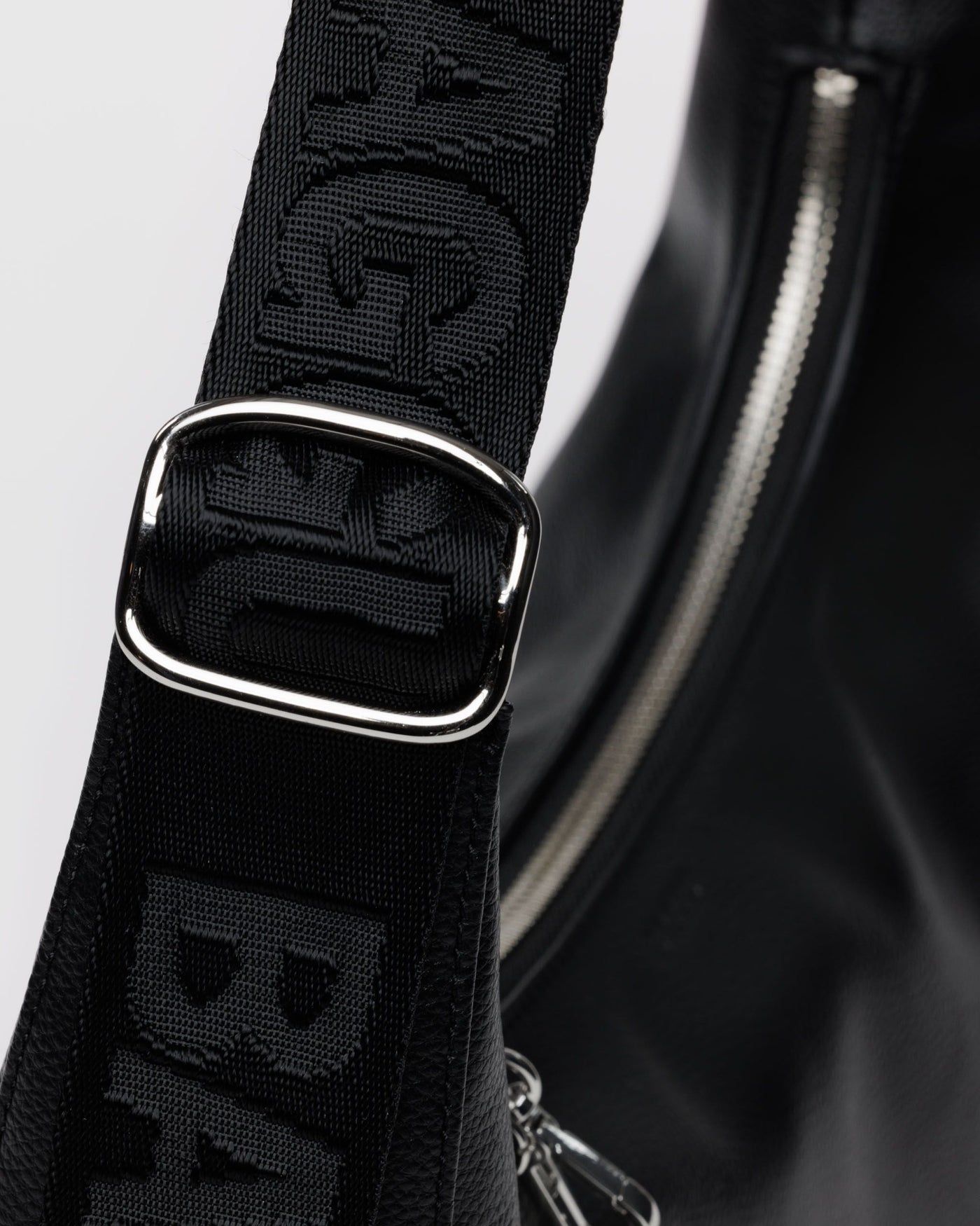 Medium Recycled Leather Crescent Bag Q9