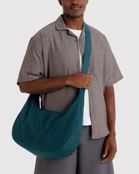 Large Nylon Crescent Bag X7