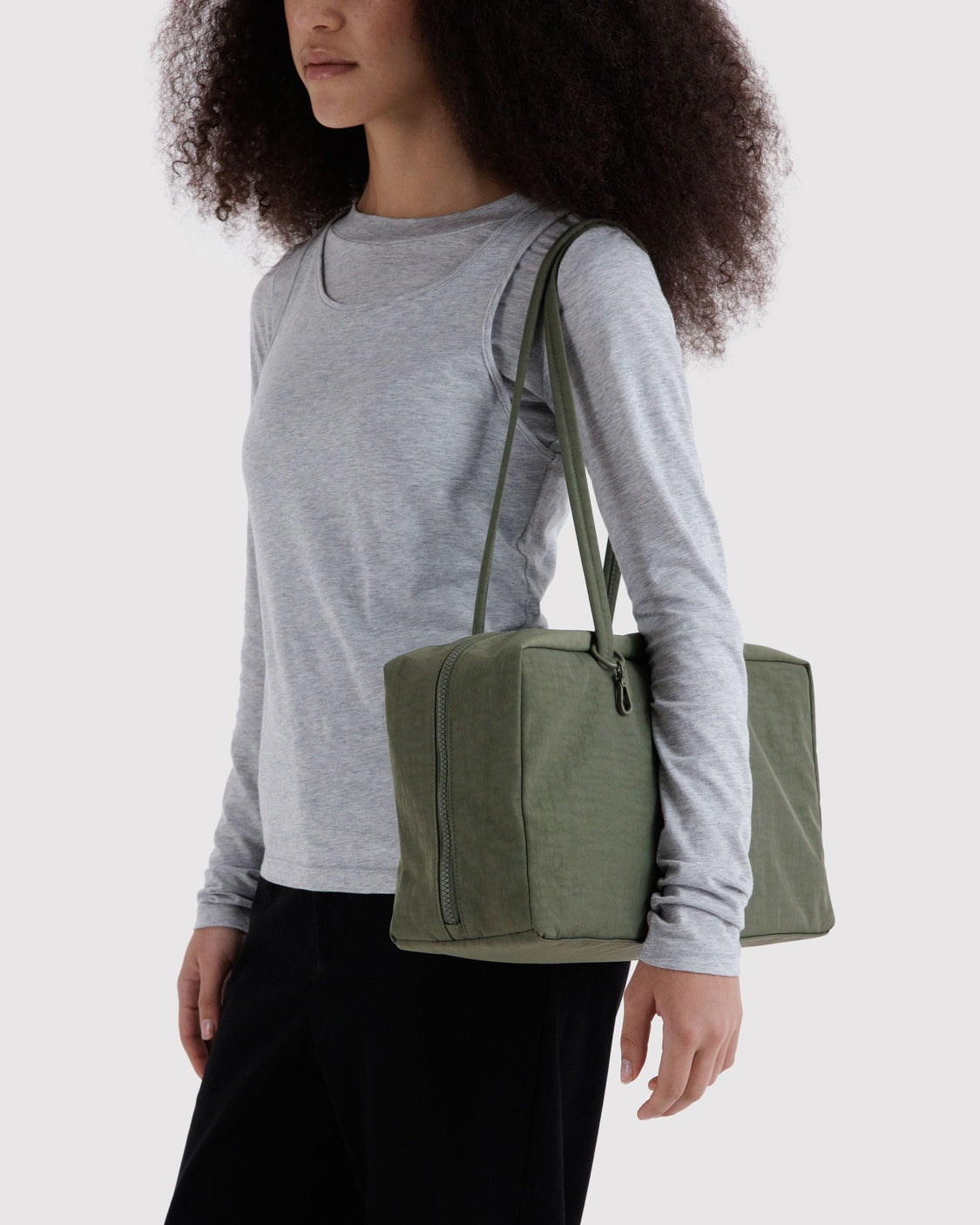 Medium Nylon Bowler Bag O4