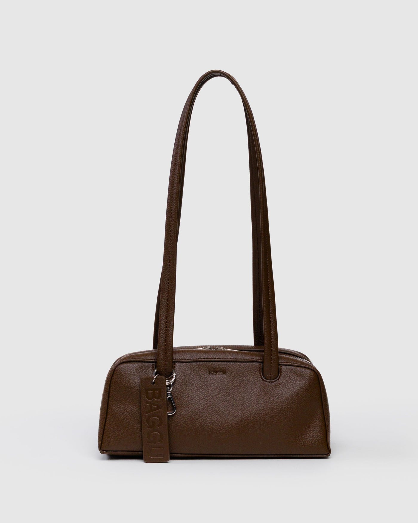 Small Recycled Leather Bowler Bag H6