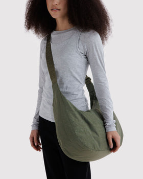Large Nylon Crescent Bag X7