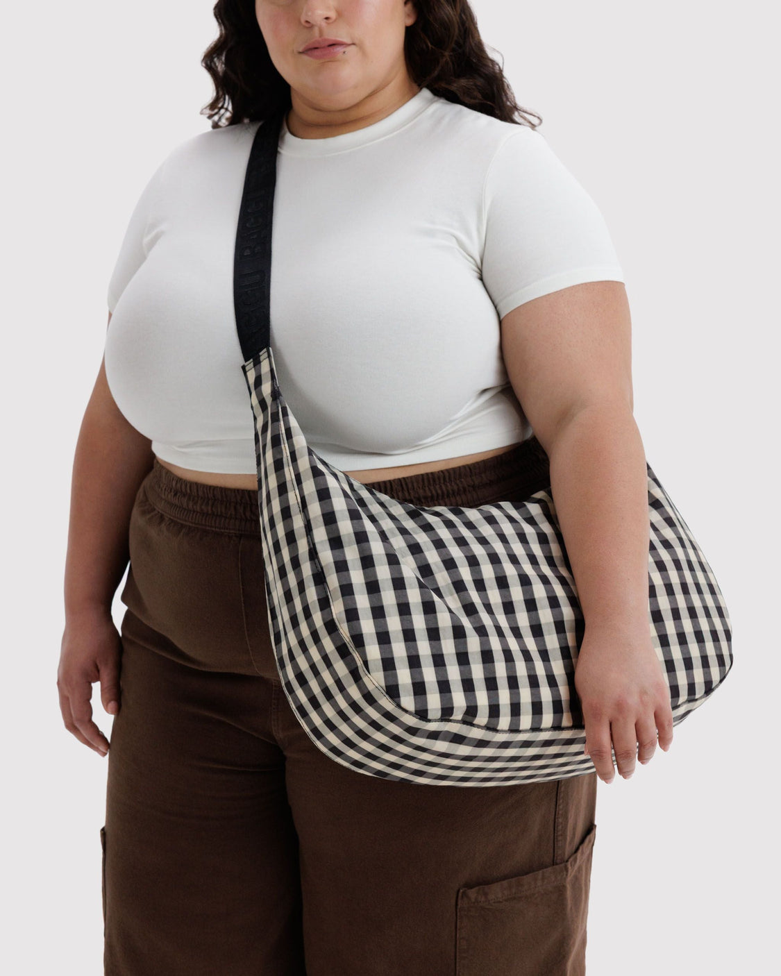 Large Nylon Crescent Bag X7