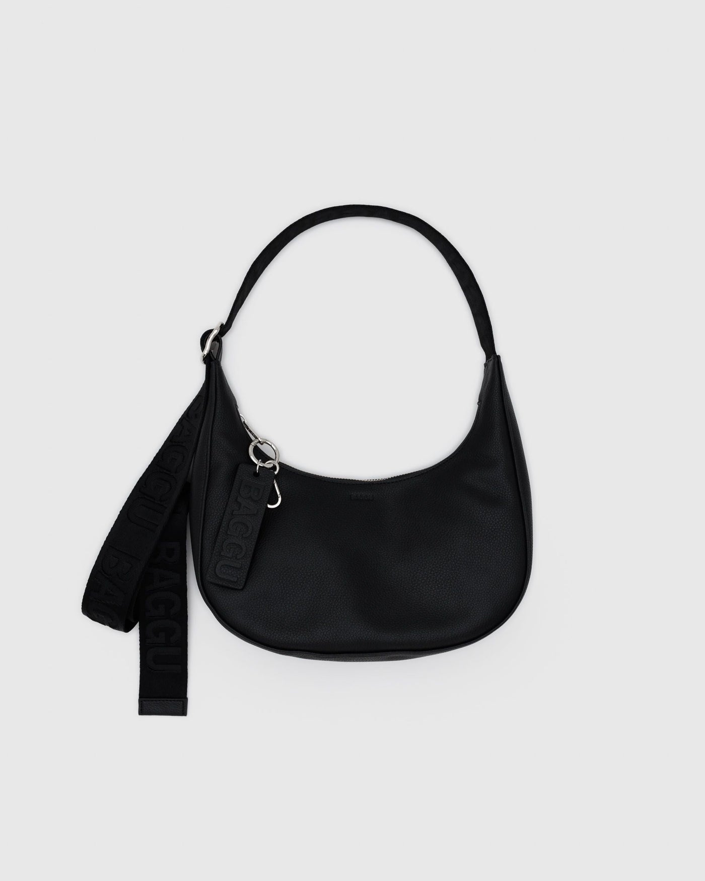 Small Recycled Leather Crescent Bag K2