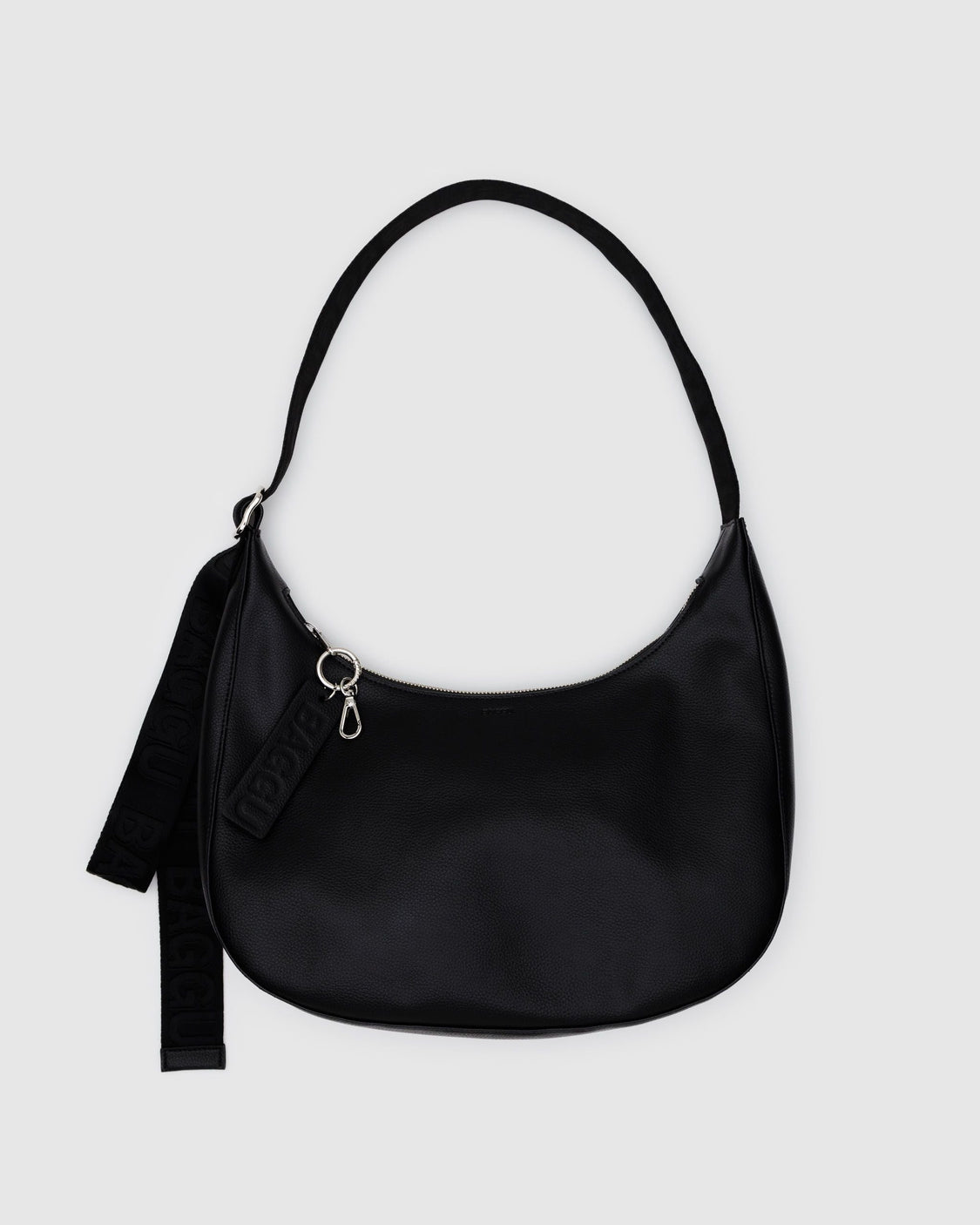 Medium Recycled Leather Crescent Bag Q9