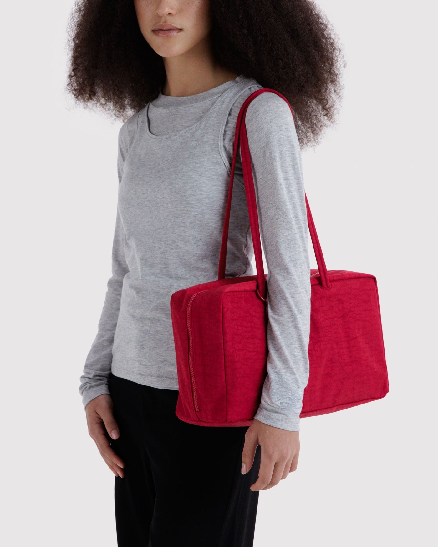 Medium Nylon Bowler Bag O4