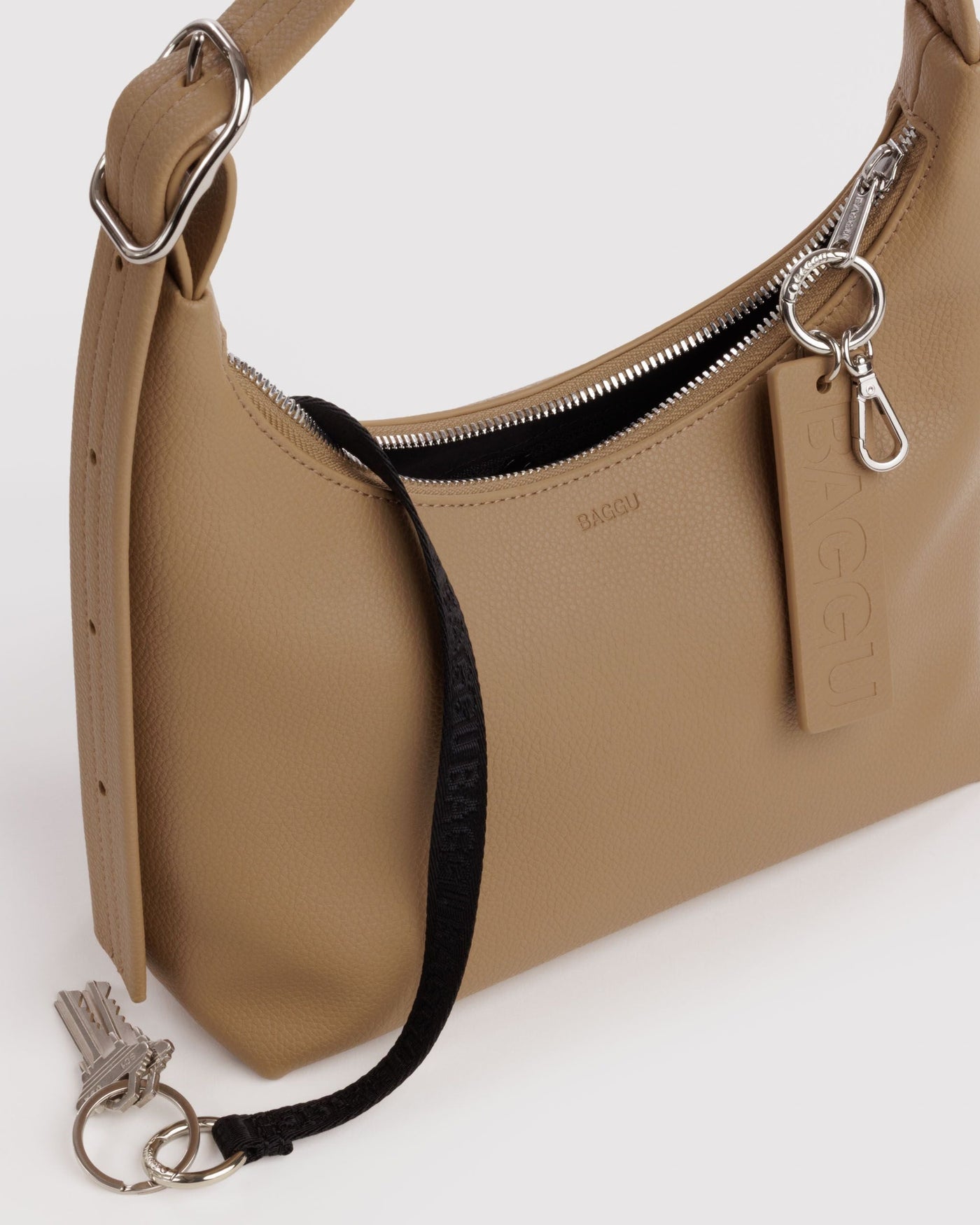 Mini Recycled Leather Shoulder Bag A5